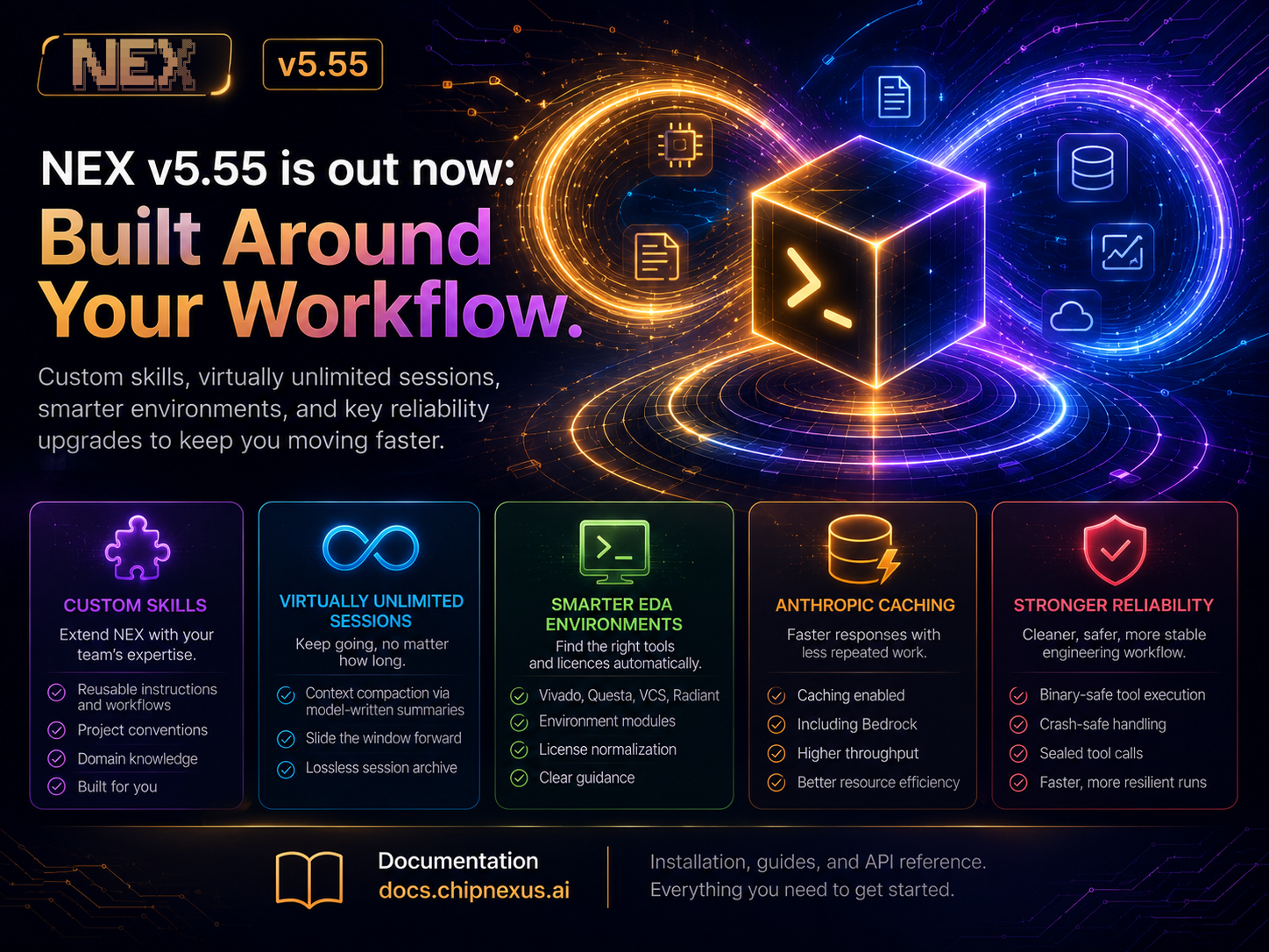 NEX v5.55 is out now: Built Around Your Workflow